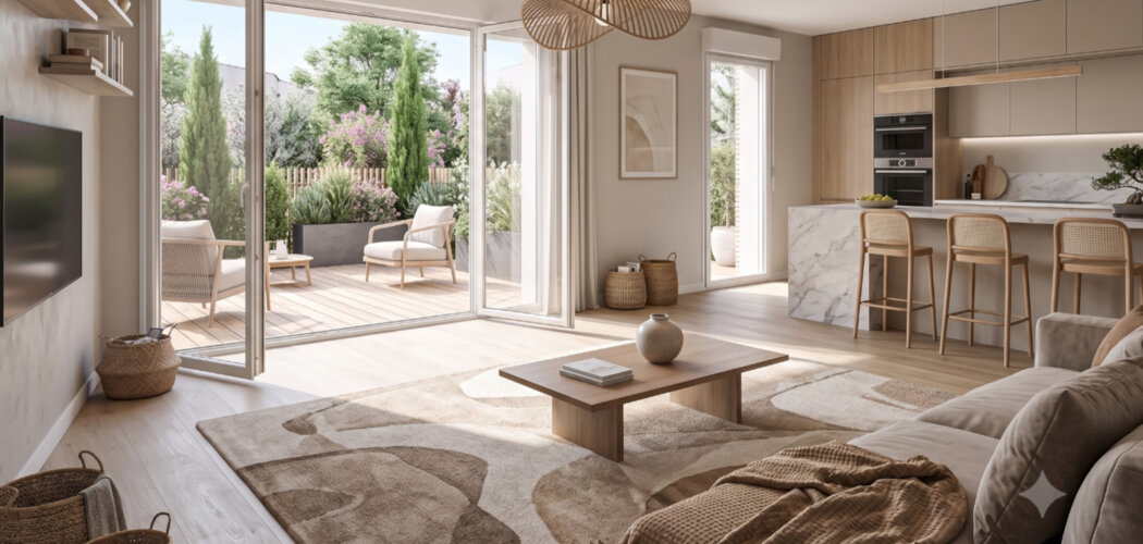 Programme immobilier neuf Domaine Palomino - Bruges : Maisons T4–T5 avec jardins piscinables, garages et proximité tramway D (33520) - Référence : 14563