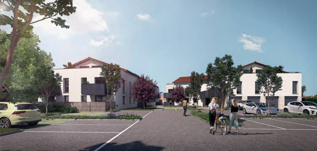 Programme immobilier neuf SOLARIS - Bruguières centre-ville proche bus Tisséo (31150) - Référence : 13972