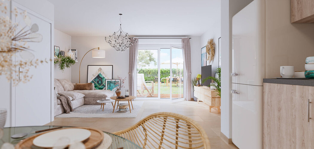 Programme immobilier neuf RÉSIDENCE TERRE D'ARGILE - Bruguières : maisons neuves et appartements du 2 au 5 pièces proche du centre (31150) - Référence : 14882
