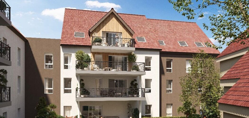 Programme immobilier neuf CLOS SAINT GEORGES - Brunstatt-Didenheim douceur de vivre aux portes de Mulhouse (68350) - Référence : 18155