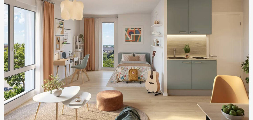 Programme immobilier neuf My Campus Rennes Ker Lann - Bruz résidence étudiante à proximité immédiate du campus Ker Lann (35170) - Référence : 15249