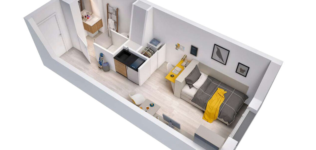 Programme immobilier neuf SWEETLY BRY SUR MARNE - Bry-sur-Marne résidence étudiante à deux pas de l’INA (94360) - Référence : 16746
