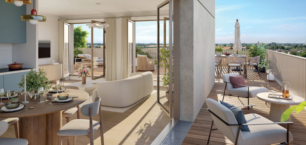 Programme immobilier neuf Sylva - Bussy-Saint-Georges à proximité à vélo du RER A (77600) - Référence : 16312