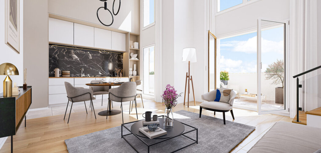 Programme immobilier neuf Résidence Green Life 3 - Bussy-Saint-Georges : appartements neufs T2–T5 à 700m du RER A (77600) - Référence : 15801