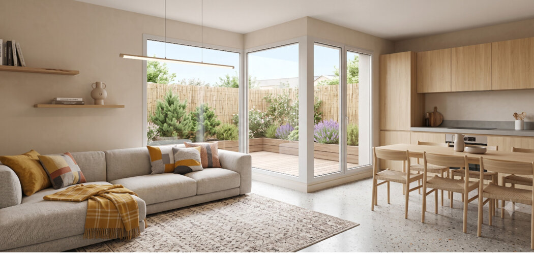 Programme immobilier neuf LES JARDINS DE MONTESPAN - TR Libre - Bussy-Saint-Georges : Appartements studio–T4 avec terrasses, parking sécurisé et proximité écoquartier Le Sycomore (77600) - Référence : 14712