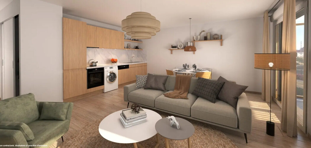Programme immobilier neuf VILLAS SOHANA - Bussy-Saint-Georges écoquartier du Sycomore (77600) - Référence : 13824