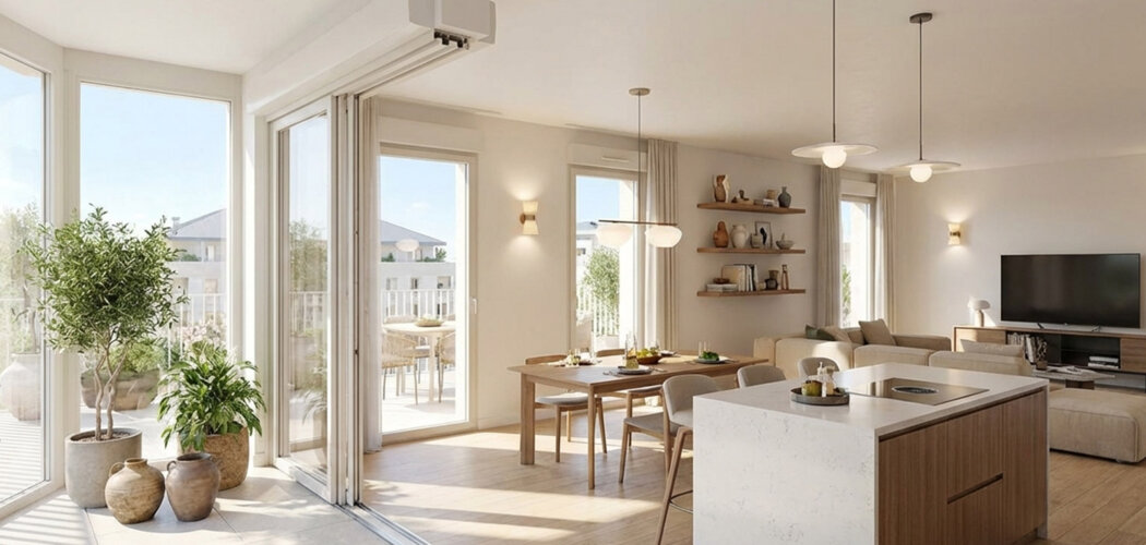 Programme immobilier neuf VILLA FARNESE - Bussy-Saint-Georges proche RER A et centre ville (77600) - Référence : 17056