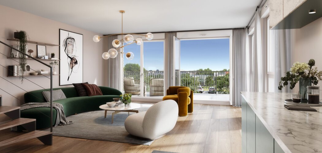 Programme immobilier neuf Symphonie - Cabourg : appartements neufs du studio au 5 pièces en cœur de ville près de la mer (14390) - Référence : 14478