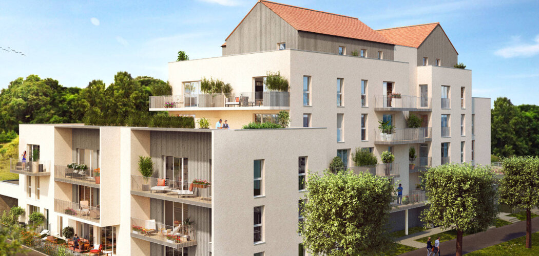 Programme immobilier neuf LE CLOS MAZARIN - Caen à proximité du bus 1 et 115 (14000) - Référence : 14503