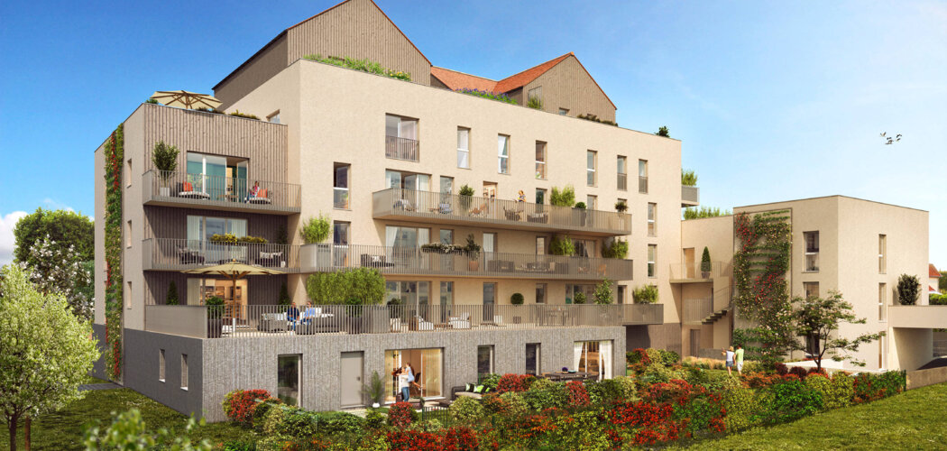 Programme immobilier neuf LE CLOS MAZARIN - Caen à proximité du bus 1 et 115 (14000) - Référence : 14503