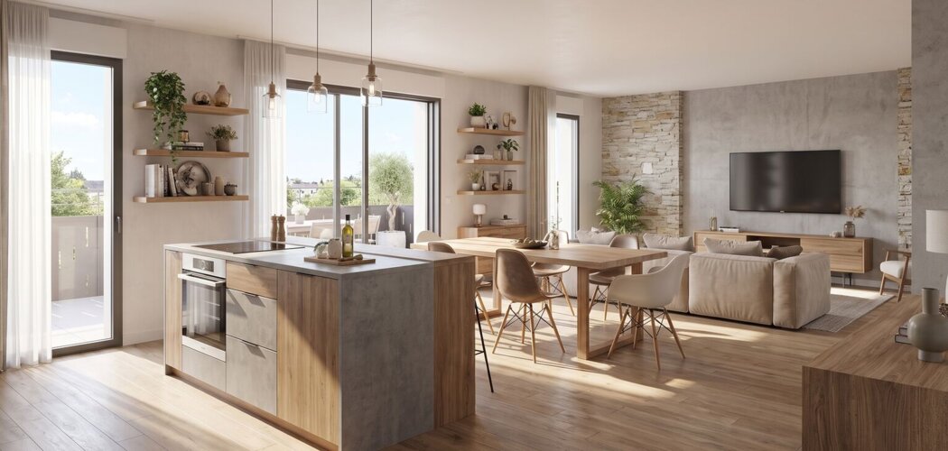Programme immobilier neuf Pescanova - Caen appartements lumineux dans un quartier résidentiel (14000) - Référence : 17739