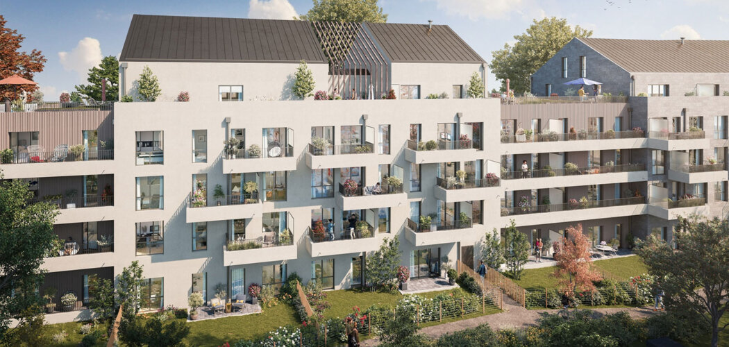 Programme immobilier neuf Résidence Eléonore - Caen : appartements neufs du studio au 5 pièces proche du parc d'Ornano (14000) - Référence : 10055