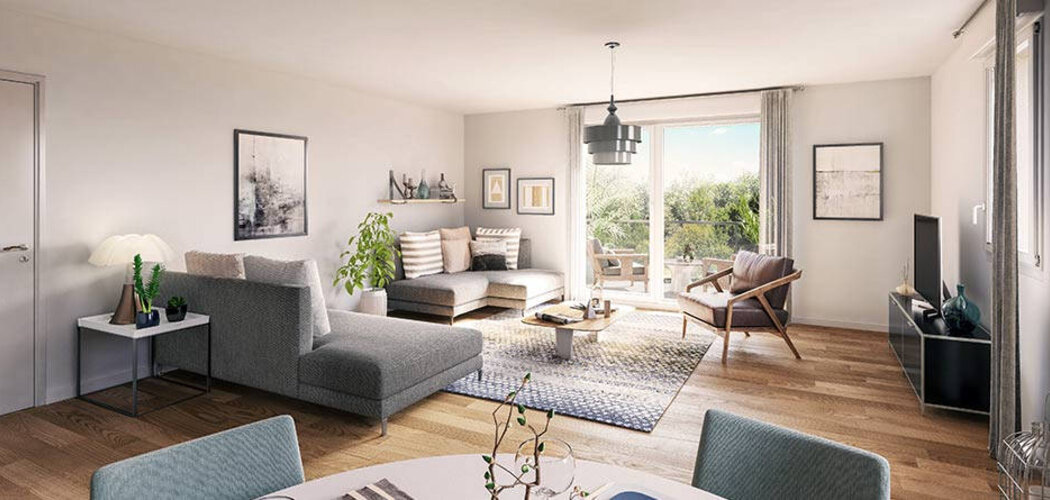 Programme immobilier neuf EnVergure - Caen : Appartements T2–T4 avec terrasses, parking et vues boisées proche de l’Hippodrome et Zénith (14000) - Référence : 14332