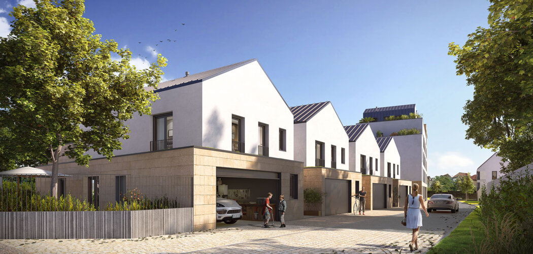 Programme immobilier neuf Elixir - Caen : Appartements T2–T4 et maisons T4 avec terrasses, domotique et parking proche de la place Saint Sauveur (14000) - Référence : 14384