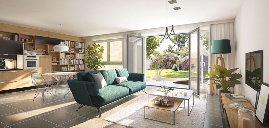 Programme immobilier neuf Elixir - Caen : Appartements T2–T4 et maisons T4 avec terrasses, domotique et parking proche de la place Saint Sauveur (14000) - Référence : 14384