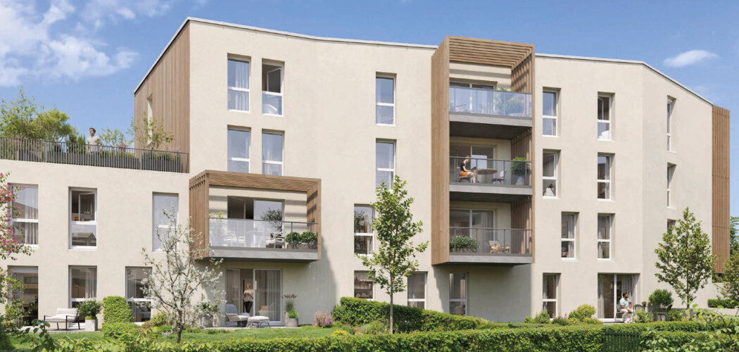 Programme immobilier neuf Sélène - Caen aux portes du centre-ville et à deux pas du futur tram Pompidou (14000) - Référence : 14513