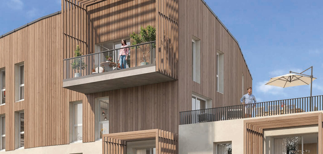 Programme immobilier neuf Sélène - Caen aux portes du centre-ville et à deux pas du futur tram Pompidou (14000) - Référence : 14513
