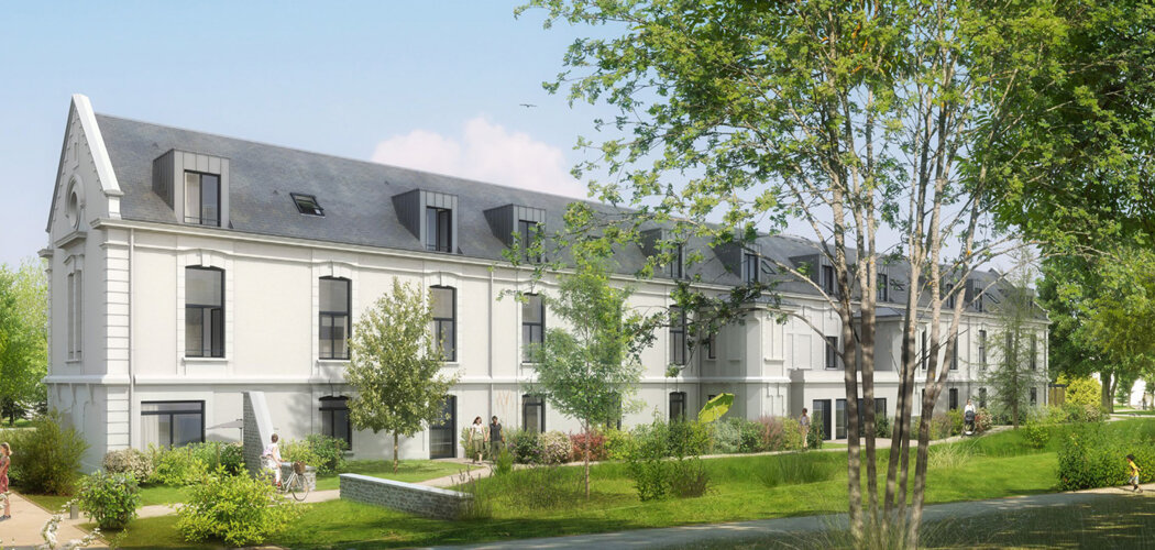 Programme immobilier neuf LA RESIDENCE JEANNE - Caen charme de l’ancien dans le quartier Saint-Gilles (14000) - Référence : 18151