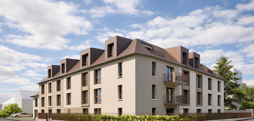 Programme immobilier neuf Les Loges Cadomus - Caen logements lumineux près campus et transports (14000) - Référence : 17747