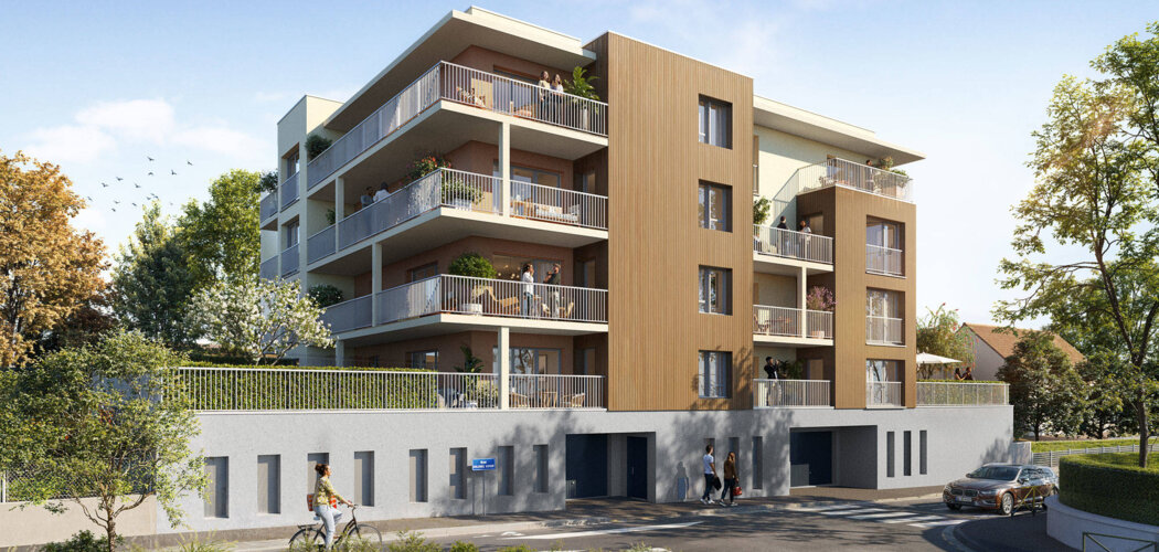 Programme immobilier neuf USHER - Caen petite copropriété près de l’Université et des transports (14000) - Référence : 12237