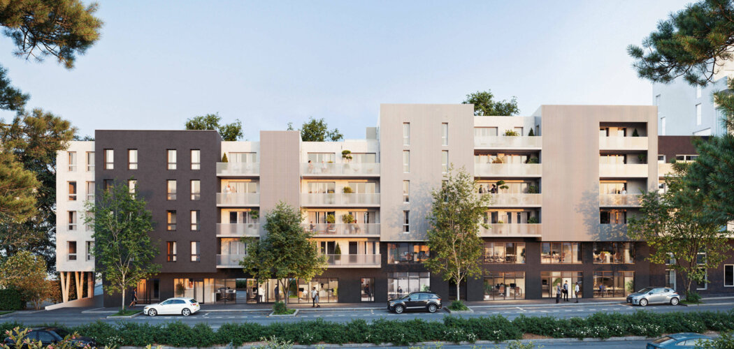 Programme immobilier neuf QUATORZE - Caen quartier en plein essor proche du futur tram (14000) - Référence : 12038