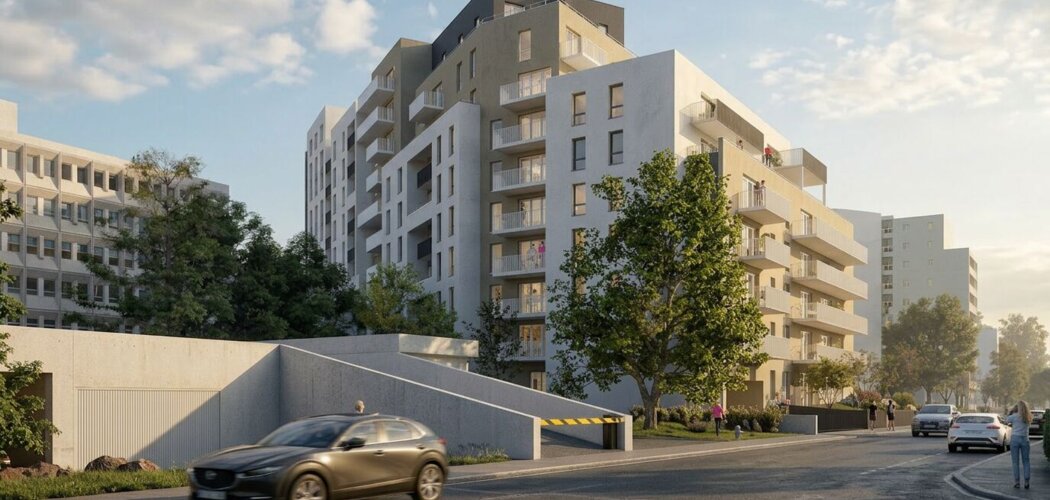 Programme immobilier neuf Horizons - Caen résidence moderne à 5 minutes de l’arrêt Copernic (14000) - Référence : 17769