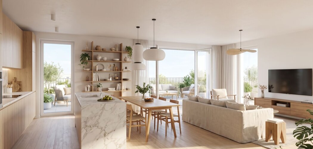 Programme immobilier neuf Horizons - Caen résidence moderne à 5 minutes de l’arrêt Copernic (14000) - Référence : 17769