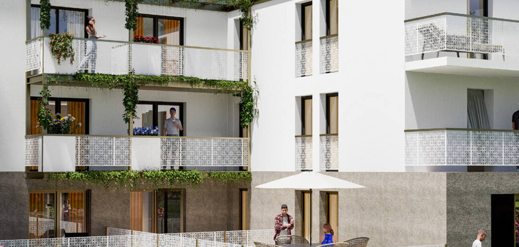 Programme immobilier neuf LES TERRASSES DE VENOIX - Caen : Résidence neuve intimiste dans le quartier de Venoix, à deux pas des commerces (14000) - Référence : 11671