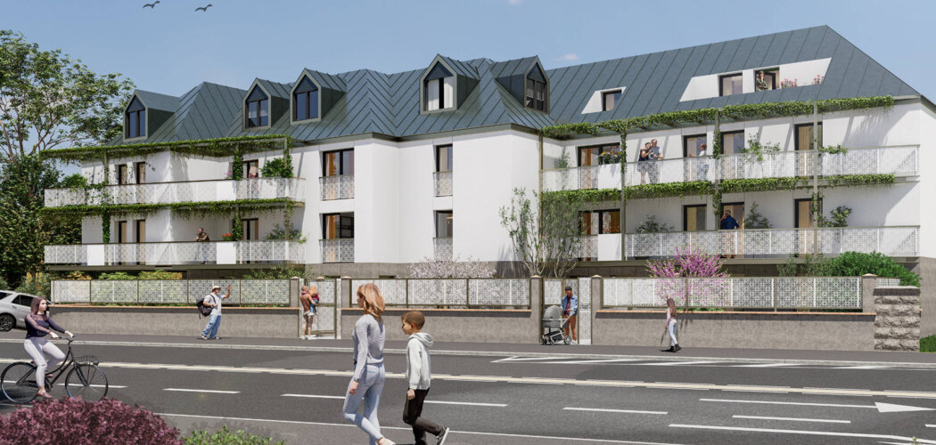 Programme immobilier neuf LES TERRASSES DE VENOIX - Caen : Résidence neuve intimiste dans le quartier de Venoix, à deux pas des commerces (14000) - Référence : 11671