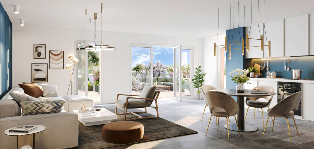 Programme immobilier neuf OZ - Cagnes-sur-Mer adresse azuréenne près des commerces (06800) - Référence : 17339