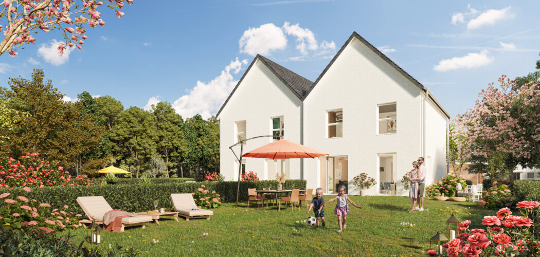 Programme immobilier neuf CAGNY 1 - CAELIA - Cagny : appartements et maisons neuves à 6 min de Mondeville 2 et 15 min de Caen (14630) - Référence : 14511