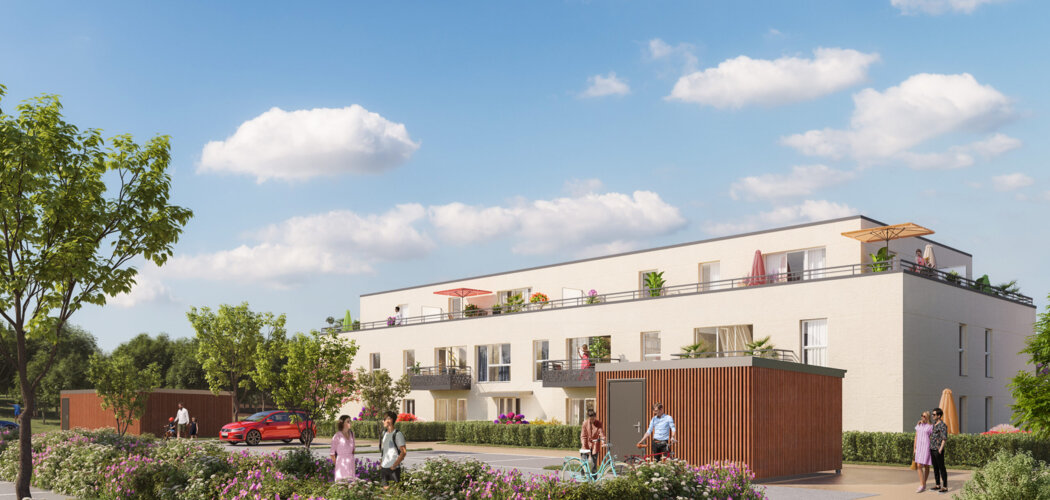 Programme immobilier neuf CAGNY 1 - CAELIA - Cagny : appartements et maisons neuves à 6 min de Mondeville 2 et 15 min de Caen (14630) - Référence : 14511