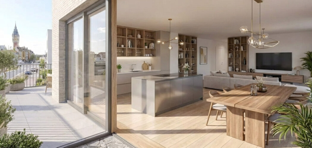Programme immobilier neuf Le Quai des six - Calais résidence neuve proche port et centre (62100) - Référence : 15825