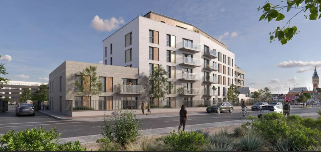 Programme immobilier neuf Le Quai des six - Calais résidence neuve proche port et centre (62100) - Référence : 15825