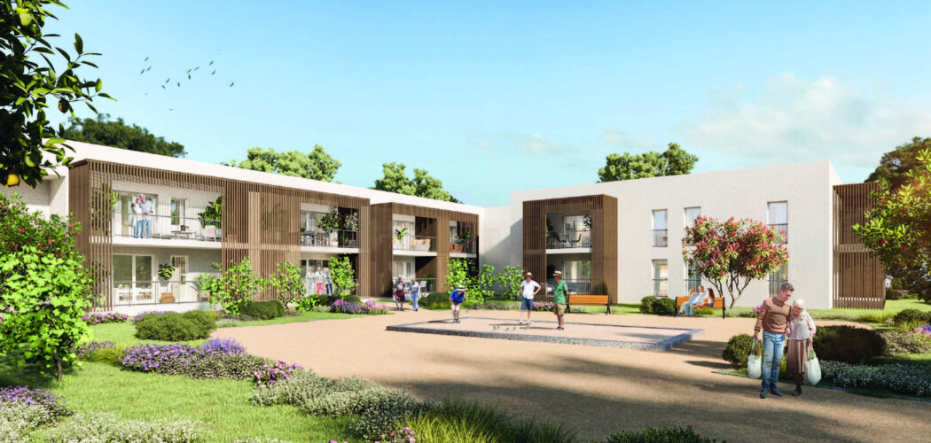 Programme immobilier neuf LES VILLAGES D'OR DE CAMBLANES ET MEYNAC - Camblanes-et-Meynac : appartements neufs séniors du 2 au 3 pièces proche du centre-ville (33360) - Référence : 14928