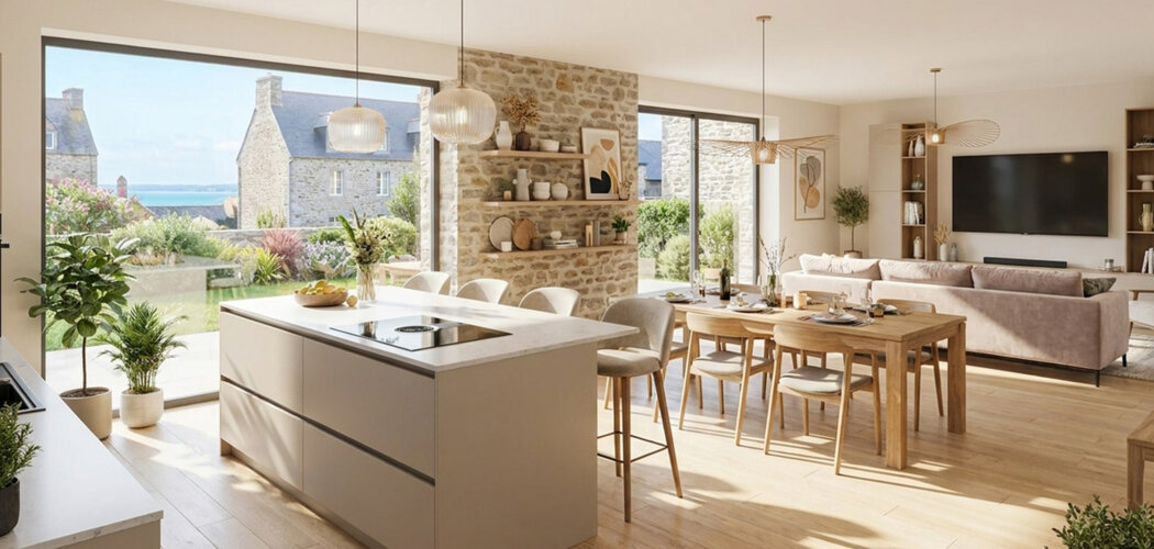 Programme immobilier neuf L'AVENTIN - Cancale à 10 min à pied des plages (35260) - Référence : 18400