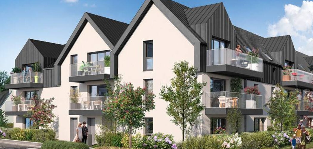 Programme immobilier neuf Istral - Cancale : appartements neufs du 2 au 4 pièces proche plage et arrêt Petite Croix (35260) - Référence : 15232