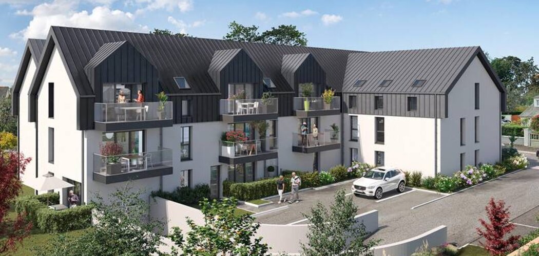 Programme immobilier neuf Istral - Cancale : appartements neufs du 2 au 4 pièces proche plage et arrêt Petite Croix (35260) - Référence : 15232