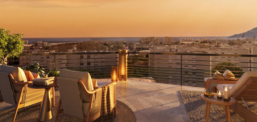 Programme immobilier neuf SUNSET FLORE - Cannes La Bocca proche des plages et de l’Estérel (06400) - Référence : 18306