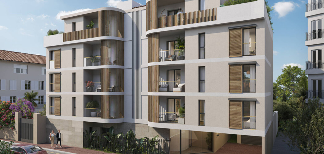 Programme immobilier neuf VILLA SAINT HONORAT - Cannes proche du Boulevard Carnot (06400) - Référence : 11542