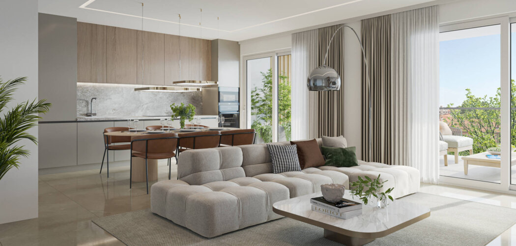 Programme immobilier neuf VILLA SAINT HONORAT - Cannes proche du Boulevard Carnot (06400) - Référence : 11542