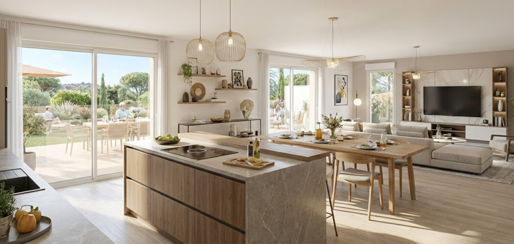 Programme immobilier neuf L'OREE DU PARC / 26 BEAUSITE - Cannes quartier Croix des Gardes à deux pas des plages (06400) - Référence : 13825
