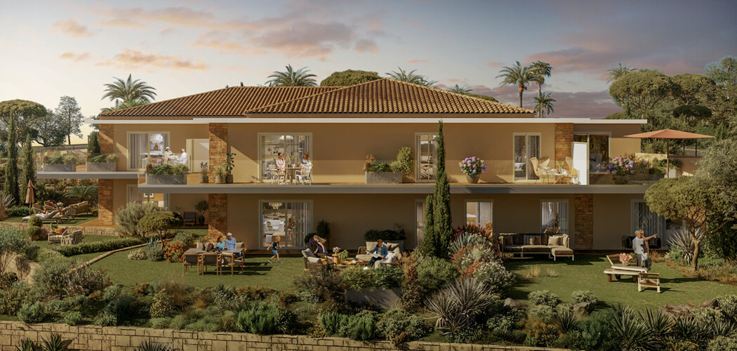 Programme immobilier neuf L'OREE DU PARC / 26 BEAUSITE - Cannes quartier Croix des Gardes à deux pas des plages (06400) - Référence : 13825