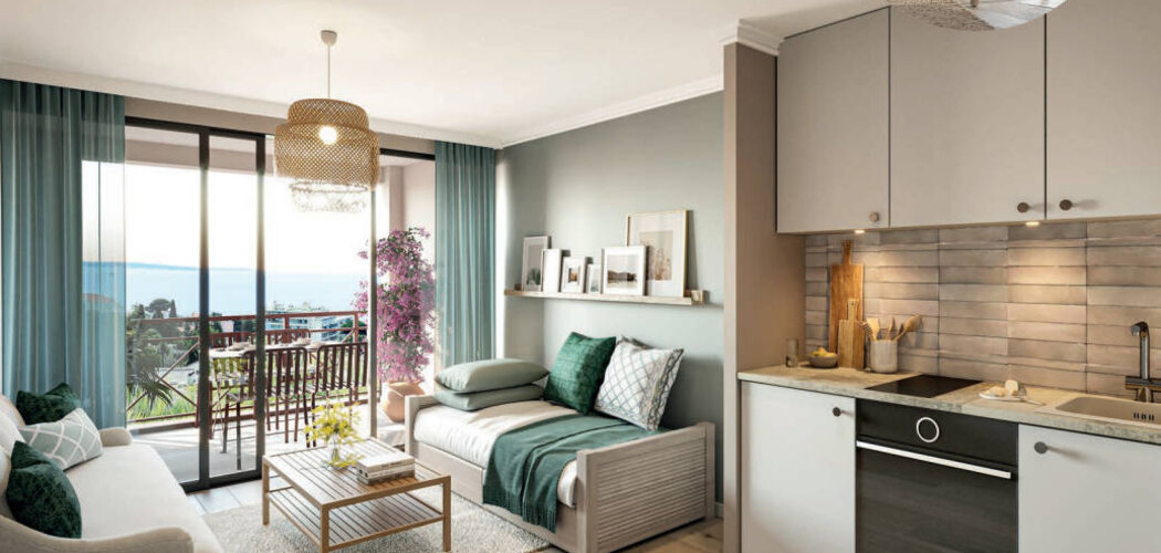 Programme immobilier neuf VILLA DES PEINTRES - Cannes, résidence de tourisme avec vue panoramique (06400) - Référence : 14350