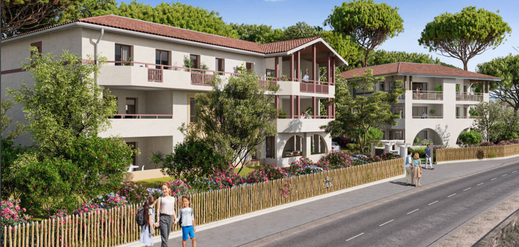 Programme immobilier neuf Résidence du Parc - Capbreton : appartements et maisons neuves T2–T4 à proximité du port de Plaisance (40130) - Référence : 10905