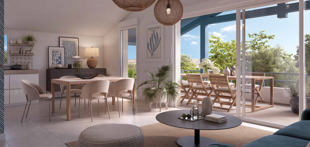 Programme immobilier neuf BAÏNA - Capbreton, résidence à proximité de la plage de la Savane (40130) - Référence : 15478