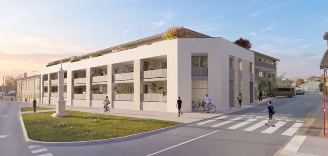 Programme immobilier neuf Terres Blanches - Carbon Blanc appartements lumineux proche Bordeaux et gare (33560) - Référence : 17608