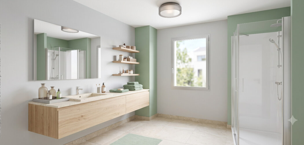 Programme immobilier neuf L'ÉCRIN BLANC - Carbon-Blanc : Appartements T2–T4 avec terrasses, loggias et proximité Bordeaux à 10 minutes (33560) - Référence : 14452