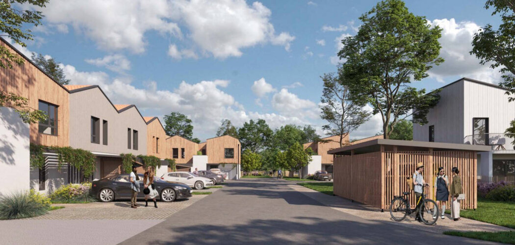 Programme immobilier neuf LES MAISONS DE ROCALYS - Phase 2 - Carbon-Blanc : maisons neuves du 3 au 5 pièces en domaine calme et vert (33560) - Référence : 7995