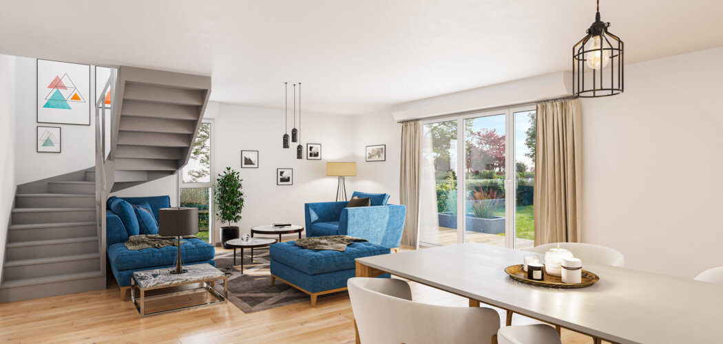 Programme immobilier neuf LES MAISONS DE ROCALYS - Phase 2 - Carbon-Blanc : maisons neuves du 3 au 5 pièces en domaine calme et vert (33560) - Référence : 7995